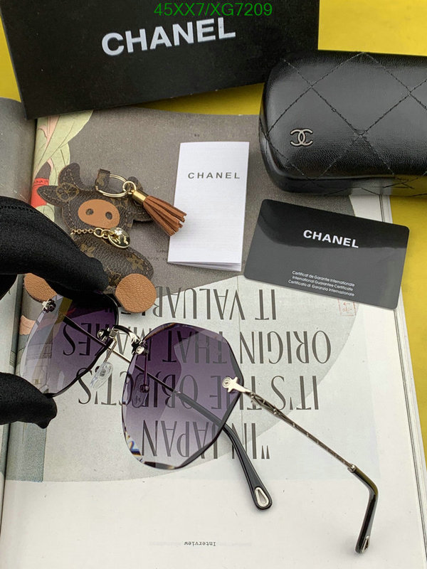 Glasses-Chanel, Code: XG7209,$: 45USD