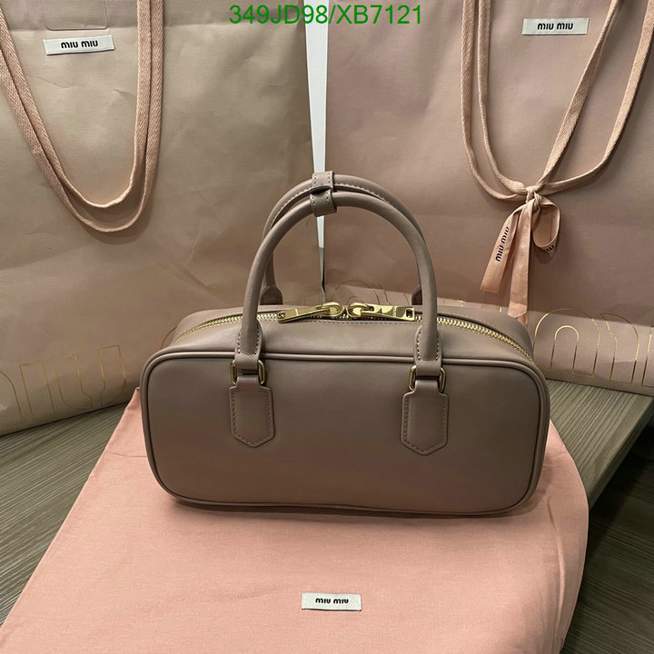 Miu Miu Bag-(Mirror)-Handbag-,Code: XB7121,$: 349USD