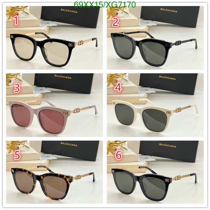 Glasses-Balenciaga, Code: XG7170,$: 69USD