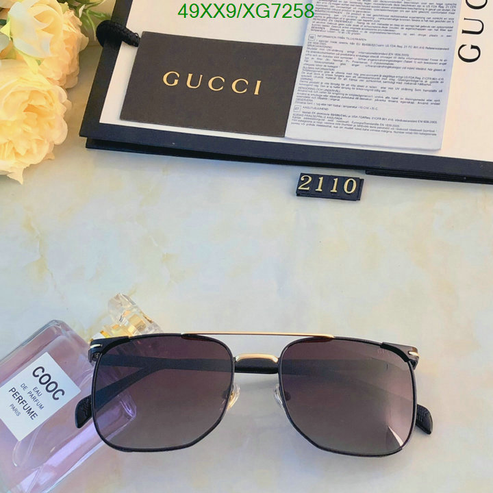 Glasses-Gucci, Code: XG7258,$: 49USD