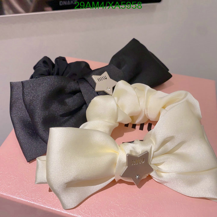 Headband-MIU MIU, Code: XA5958,$: 29USD