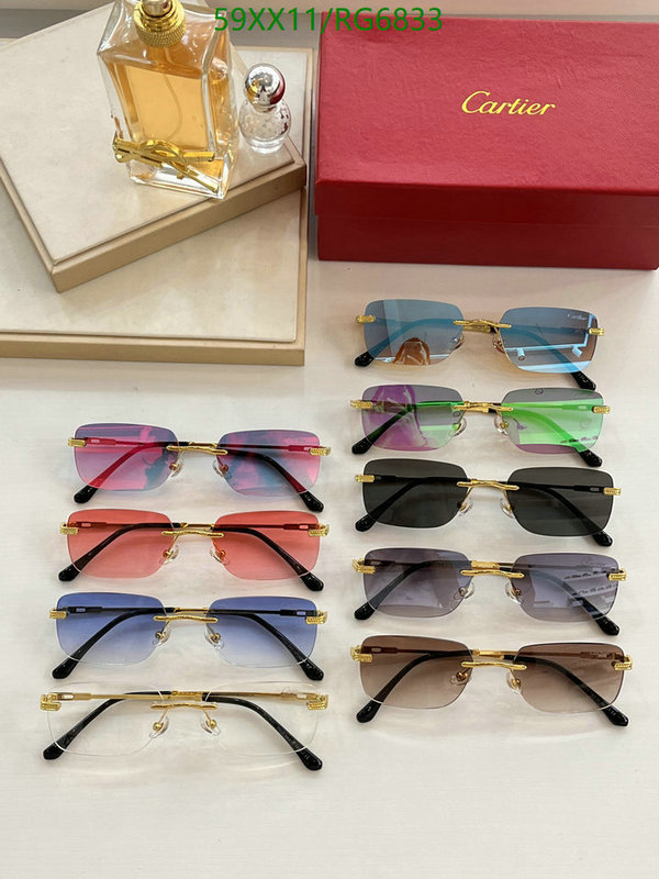 Glasses-Cartier, Code: RG6833,$: 59USD