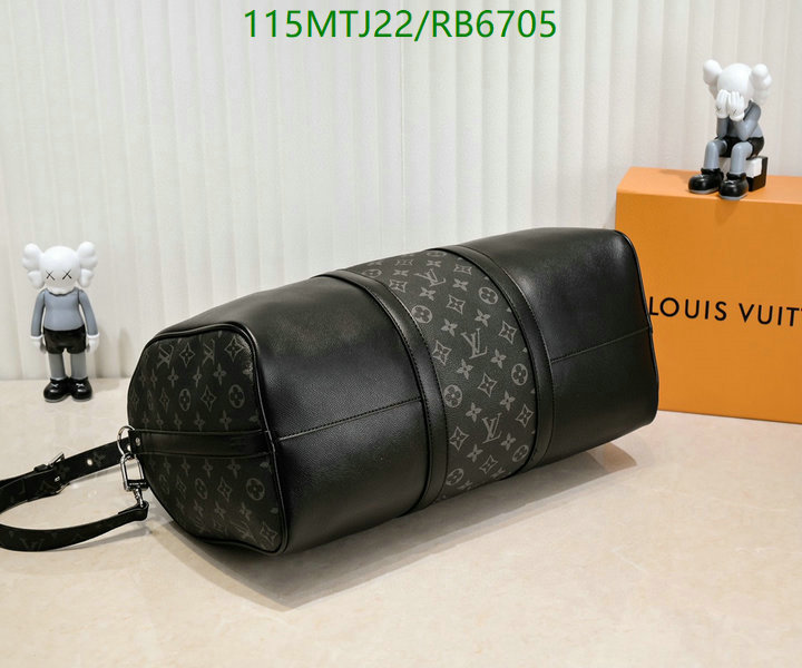 LV Bags-(4A)-Keepall BandouliRe 45-50-,Code: RB6705,$: 115USD