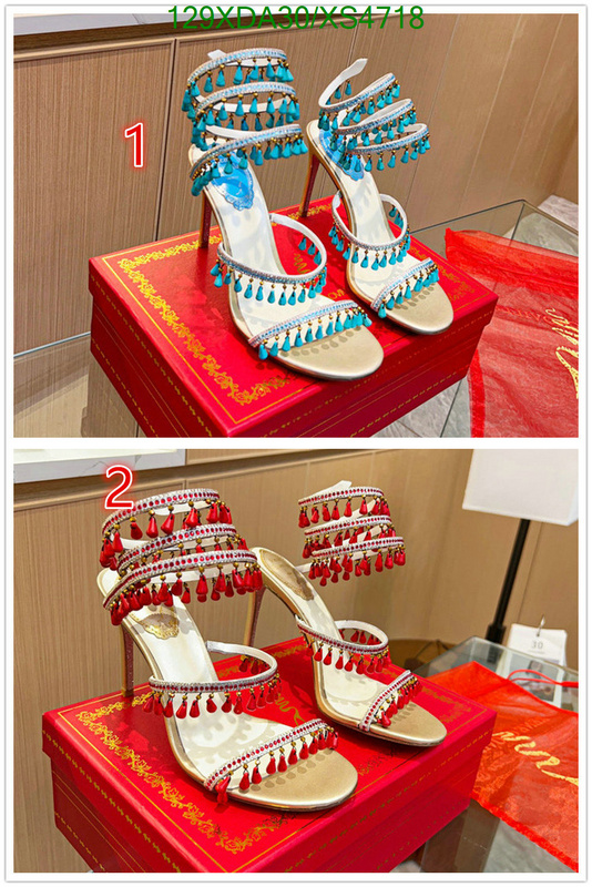 Women Shoes-Rene Caovilla, Code: XS4718,$: 129USD