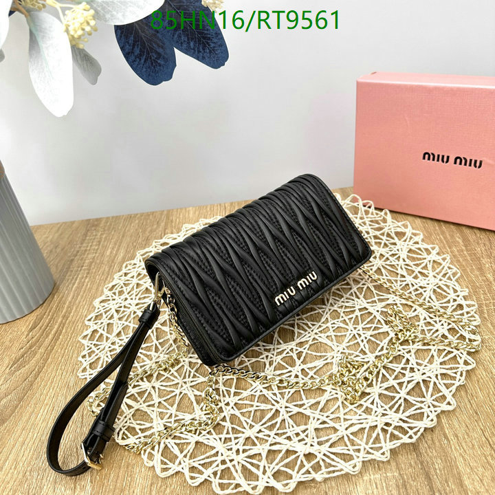 Miu Miu Bag-(4A)-Wallet- Code: RB9561 $: 85USD