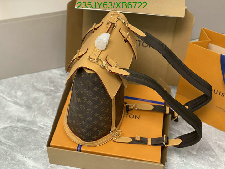 LV Bags-(Mirror)-Backpack-,Code: XB6722,$: 235USD