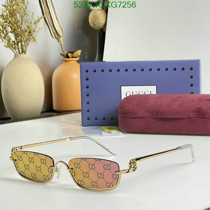 Glasses-Gucci, Code: XG7256,$: 52USD