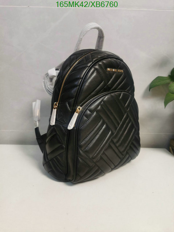 Michael Kors Bag-(Mirror)-Backpack-,Code: XB6760,$: 165USD