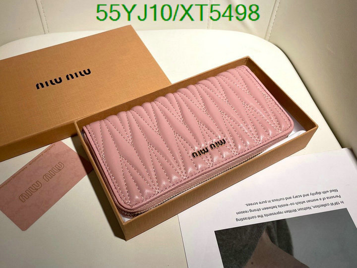 Miu Miu Bag-(4A)-Wallet-,Code: XT5498,$: 55USD