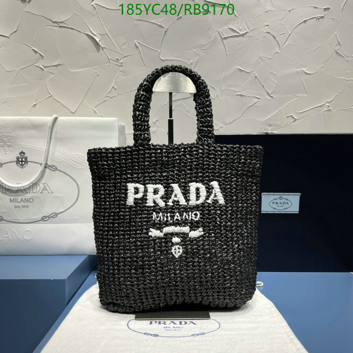 Prada Bag-(Mirror)-Handbag-,Code: RB9170,$: 185USD