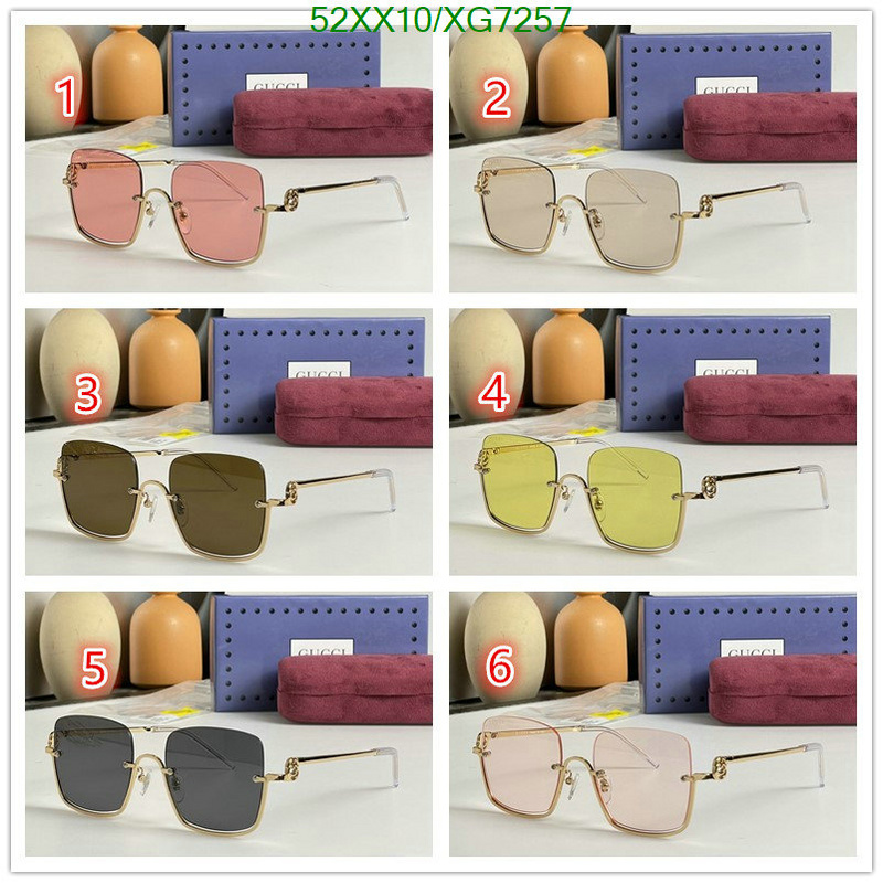 Glasses-Gucci, Code: XG7257,$: 52USD