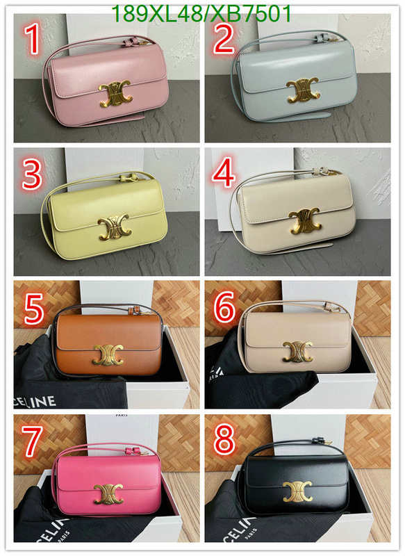 Celine Bag -(Mirror)-Triomphe Series,Code: XB7501,$: 189USD