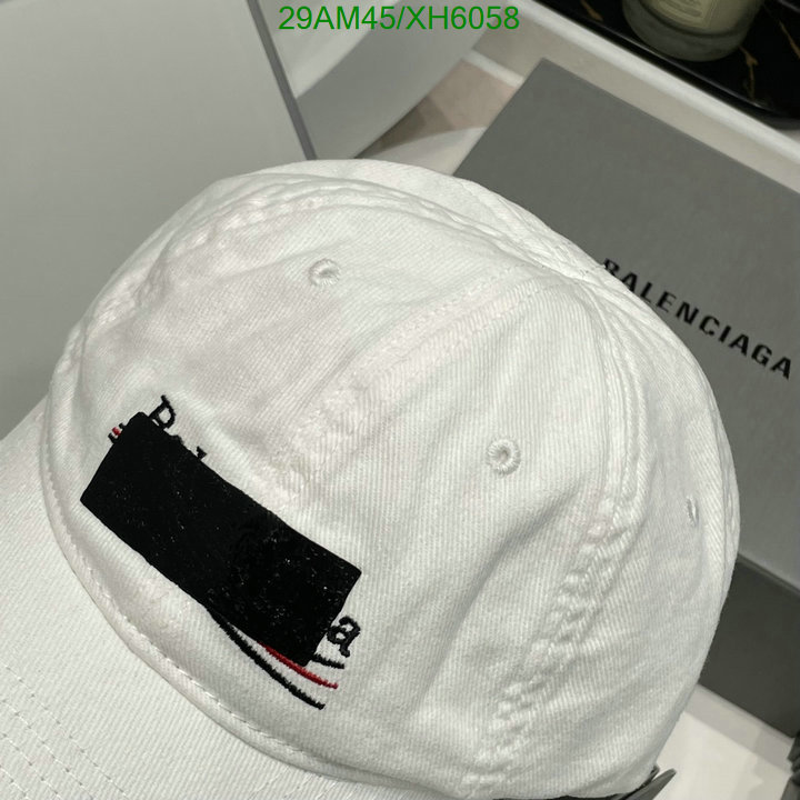 Cap -(Hat)-Balenciaga, Code: XH6058,$: 29USD