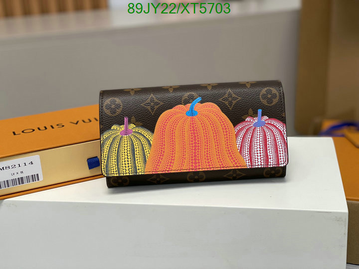 LV Bags-(Mirror)-Wallet-,Code: XT5703,$: 89USD