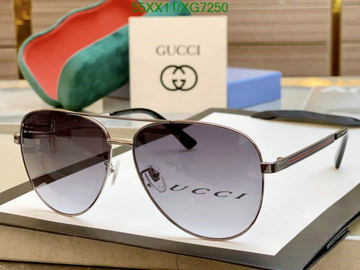 Glasses-Gucci, Code: XG7250,$: 55USD