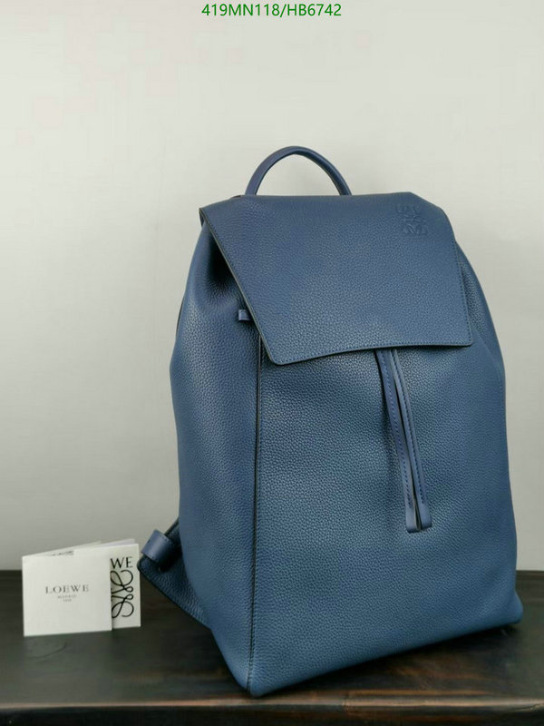Loewe Bag-(Mirror)-Backpack-,Code: HB6742,$: 419USD