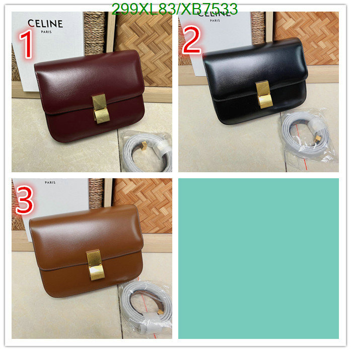 Celine Bag -(Mirror)-Classic Series,Code: XB7533,$: 299USD