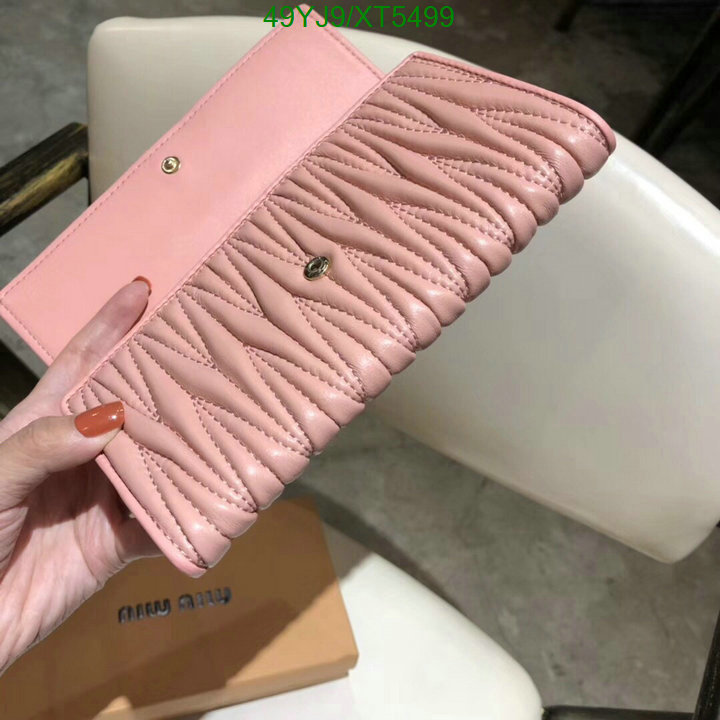 Miu Miu Bag-(4A)-Wallet-,Code: XT5499,$: 49USD