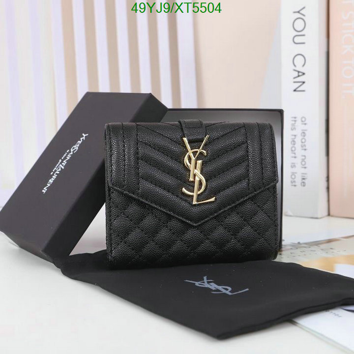 YSL Bag-(4A)-Wallet-,Code: XT5504,$: 49USD