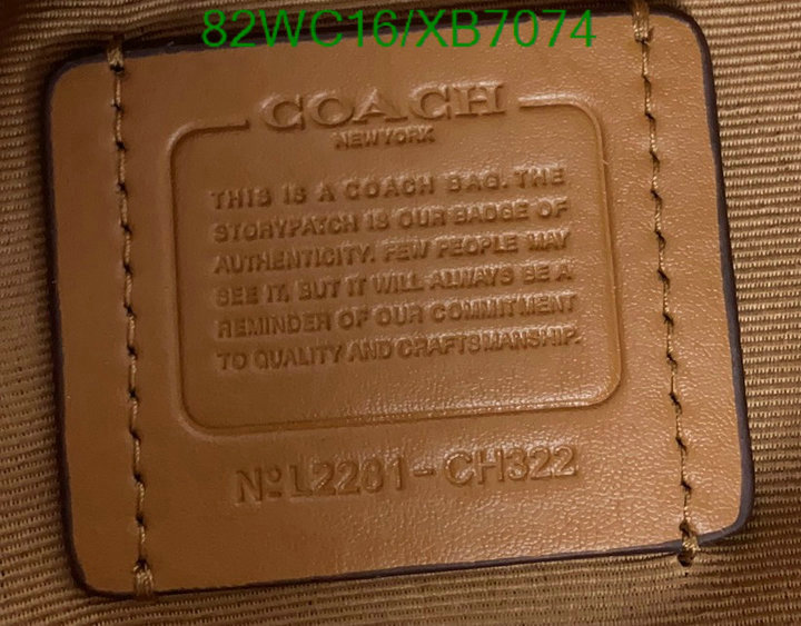 Coach Bag-(4A)-Handbag-,Code: XB7074,$: 82USD