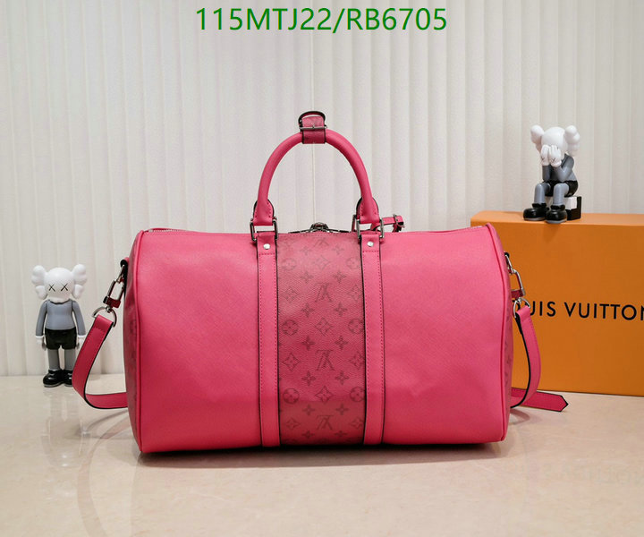 LV Bags-(4A)-Keepall BandouliRe 45-50-,Code: RB6705,$: 115USD