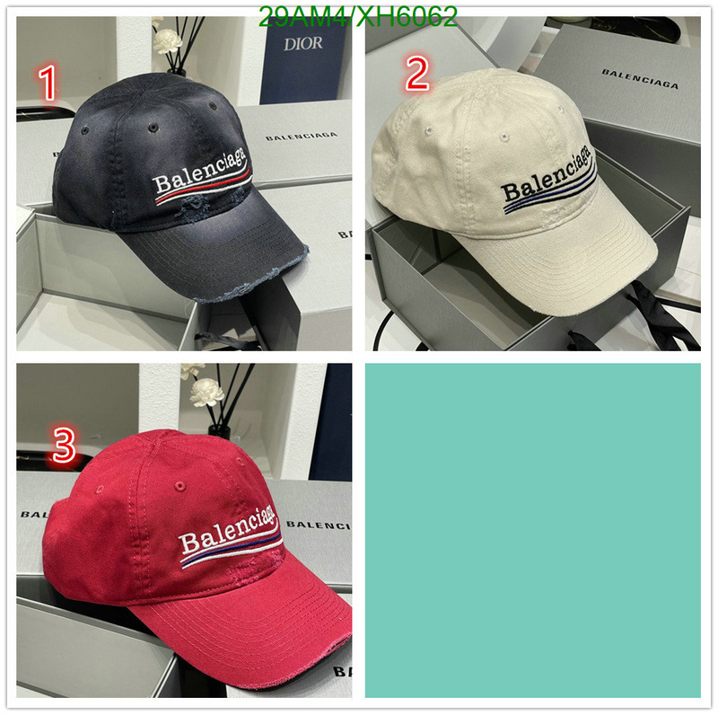 Cap -(Hat)-Balenciaga, Code: XH6062,$: 29USD