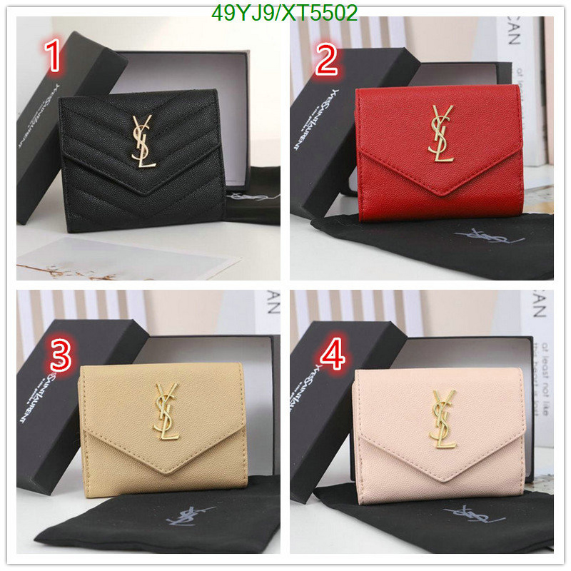 YSL Bag-(4A)-Wallet-,Code: XT5502,$: 49USD