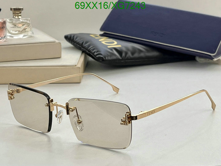 Glasses-Fendi, Code: XG7243,$: 69USD