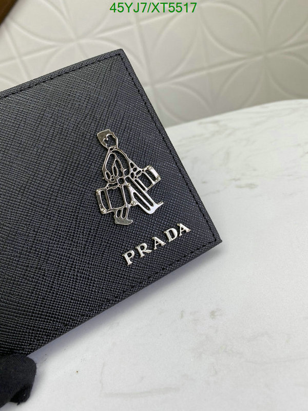 Prada Bag-(4A)-Wallet-,Code: XT5517,$: 45USD