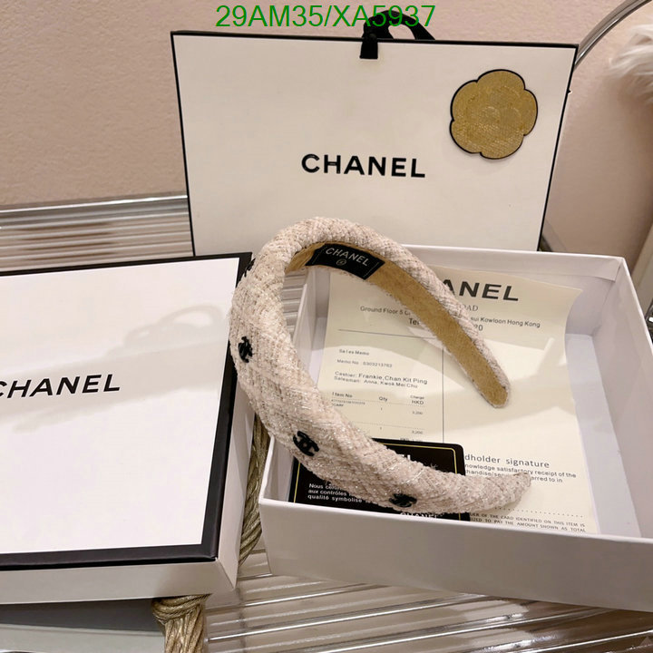 Headband-Chanel, Code: XA5937,$: 29USD
