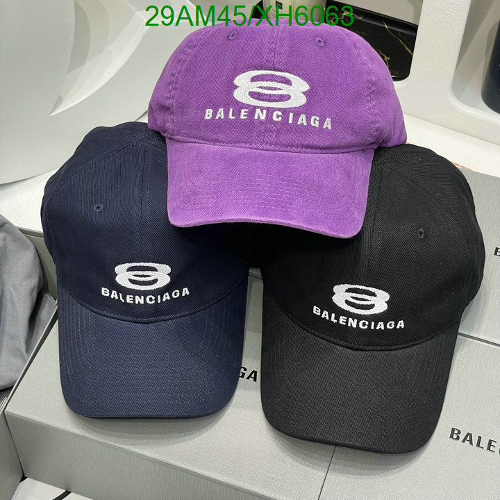 Cap -(Hat)-Balenciaga, Code: XH6063,$: 29USD