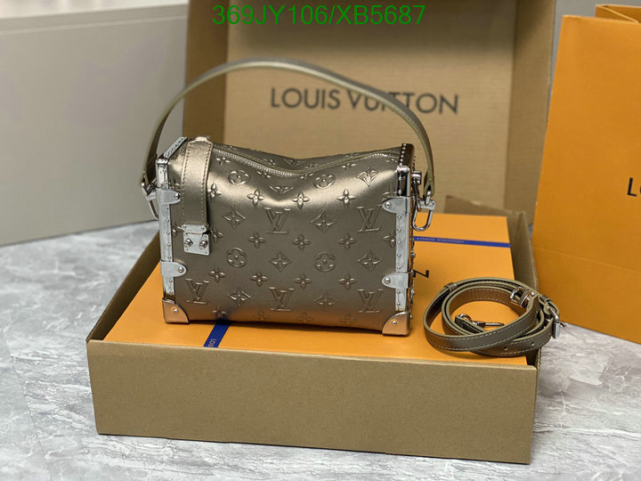 LV Bags-(Mirror)-Petite Malle-,Code: XB5687,$: 369USD