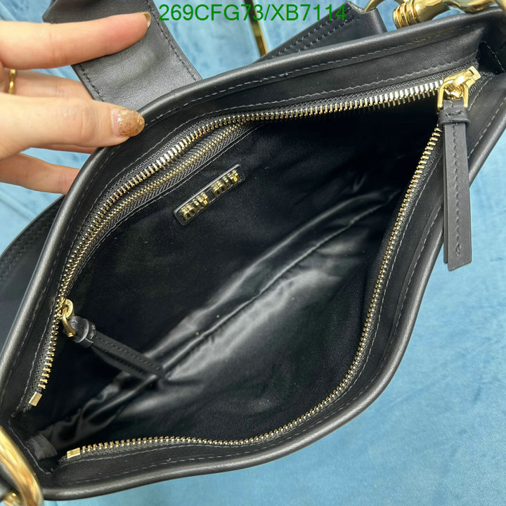 Miu Miu Bag-(Mirror)-Handbag-,Code: XB7114,$: 269USD