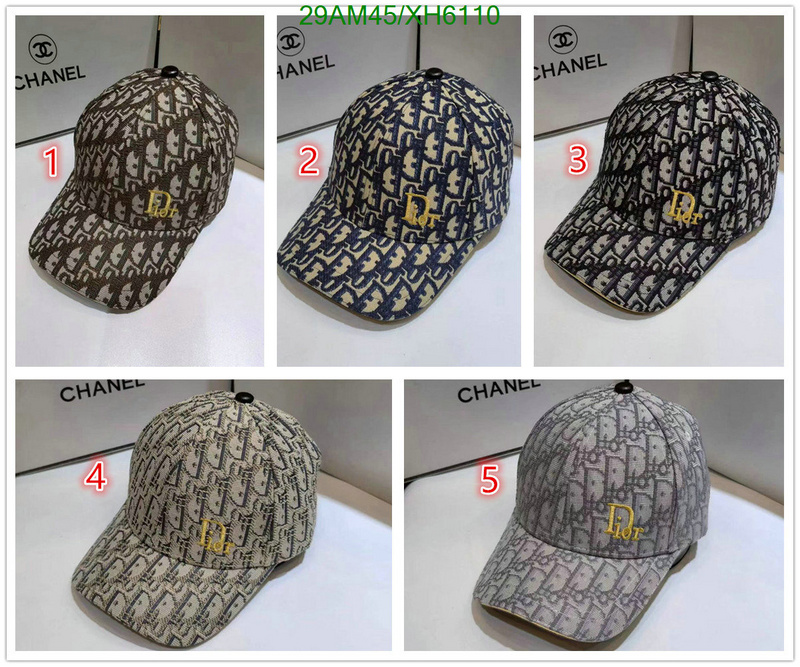 Cap -(Hat)-Dior, Code: XH6110,$: 29USD