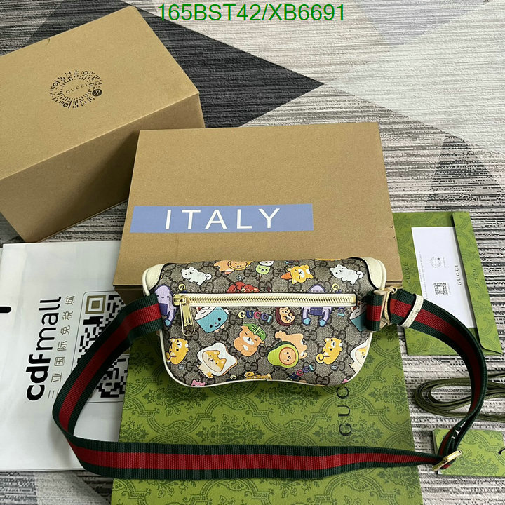 Gucci Bag-(Mirror)-Belt Bag-Chest Bag--,Code: XB6691,$: 165USD
