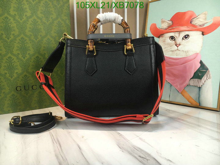 Gucci Bag-(4A)-Diana-Bamboo-,Code: XB7078,$: 105USD