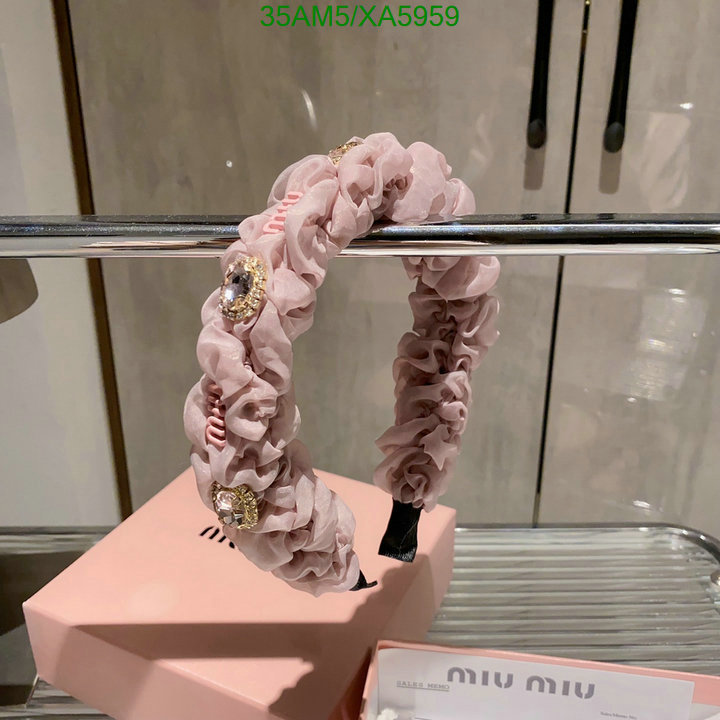 Headband-MIU MIU, Code: XA5959,$: 35USD