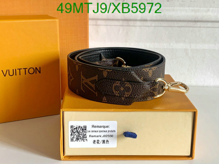 LV Bags-(4A)-Shoulder Strap-,Code: XB5972,$: 49USD