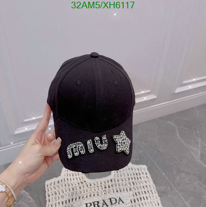 Cap -(Hat)-Miu Miu, Code: XH6117,$: 32USD