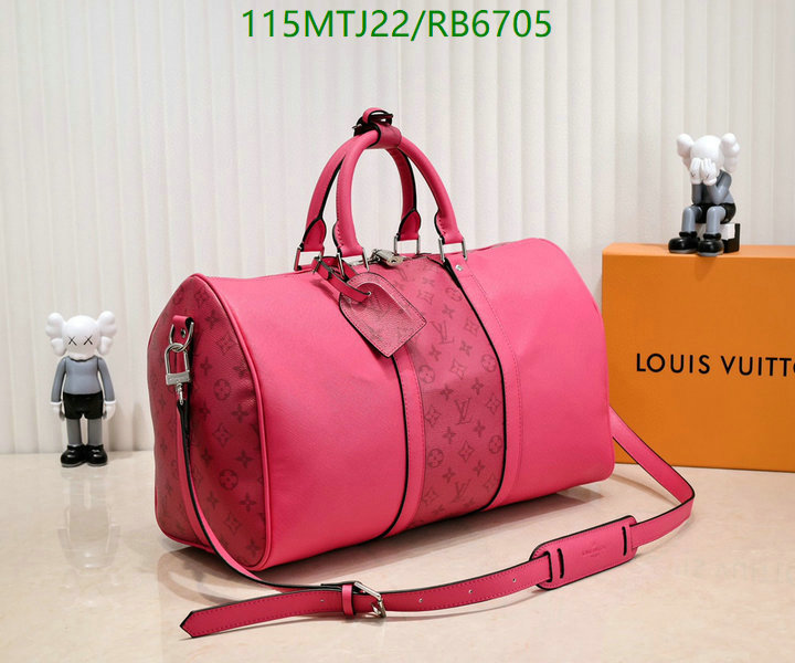 LV Bags-(4A)-Keepall BandouliRe 45-50-,Code: RB6705,$: 115USD
