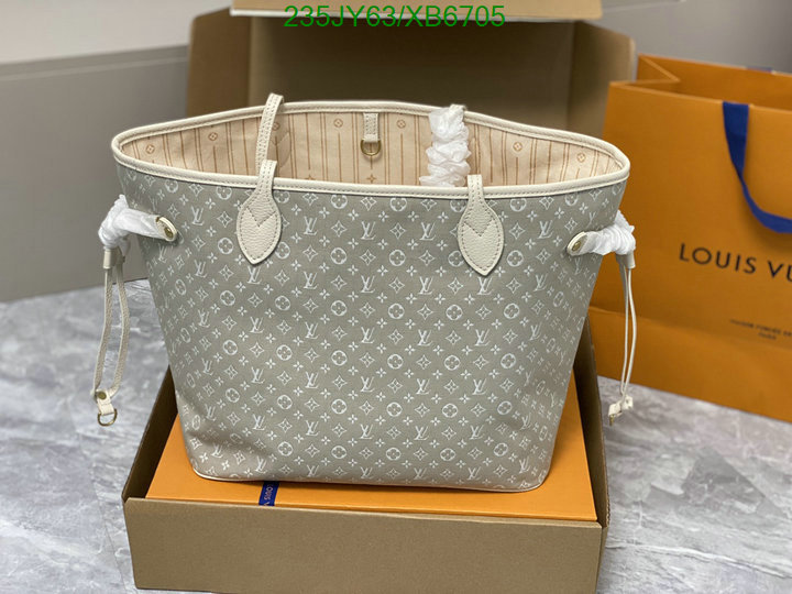 LV Bags-(Mirror)-Neverfull-,Code: XB6705,$: 235USD