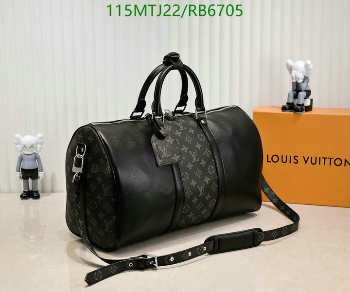 LV Bags-(4A)-Keepall BandouliRe 45-50-,Code: RB6705,$: 115USD