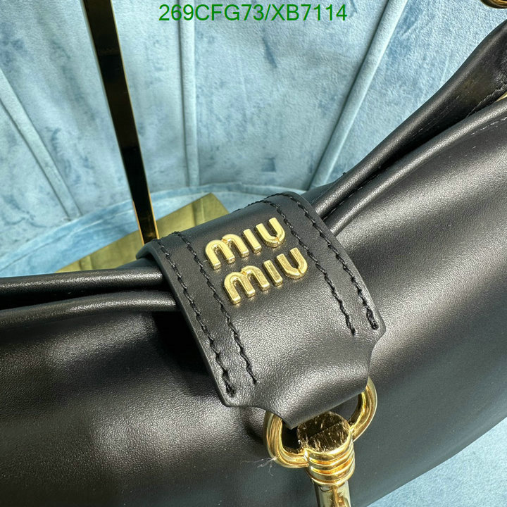 Miu Miu Bag-(Mirror)-Handbag-,Code: XB7114,$: 269USD