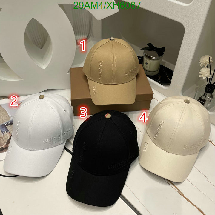 Cap -(Hat)-Burberry, Code: XH6067,$: 29USD