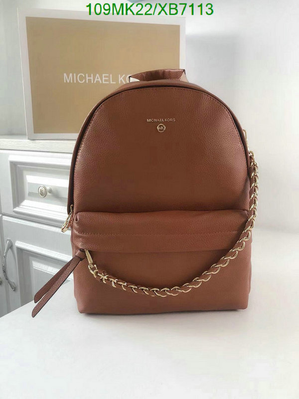 Michael Kors Bag-(4A)-Backpack-,Code: XB7113,$: 109USD
