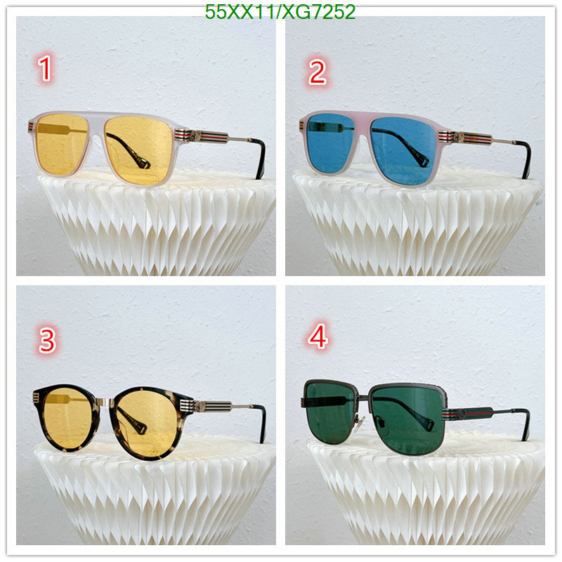 Glasses-Gucci, Code: XG7252,$: 55USD