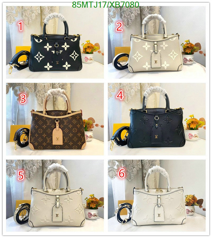 LV Bags-(4A)-Handbag Collection-,Code: XB7080,$: 85USD
