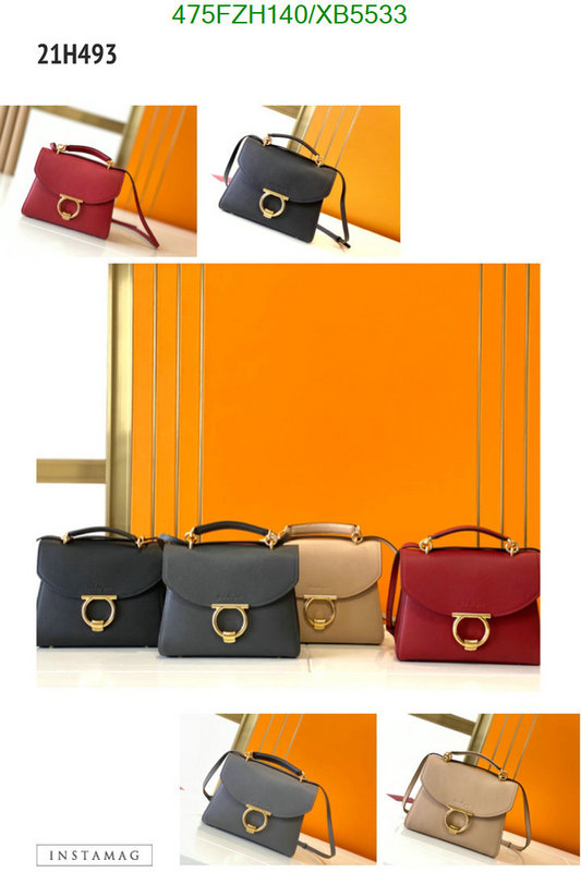 Ferragamo Bag-(Mirror)-Diagonal-,Code: XB5533,$: 475USD