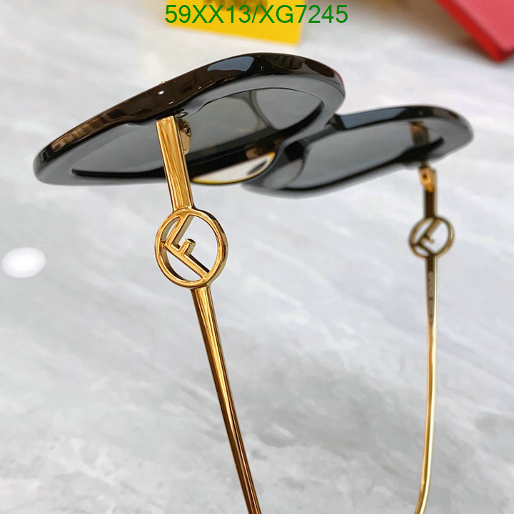 Glasses-Fendi, Code: XG7245,$: 59USD