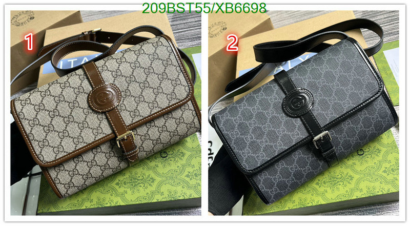 Gucci Bag-(Mirror)-Diagonal-,Code: XB6698,$: 209USD